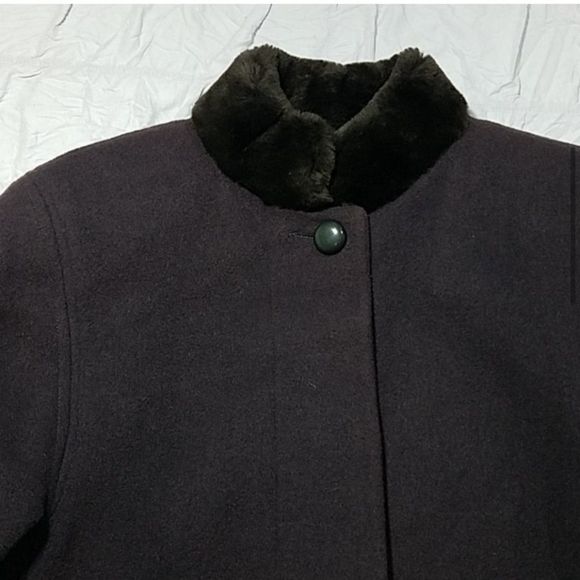 VINTAGE 60’S LARRY LEVINE WOOL & CASHMERE LONG WOOL COAT OFFERS ACCEPTED - Picture 3 of 7